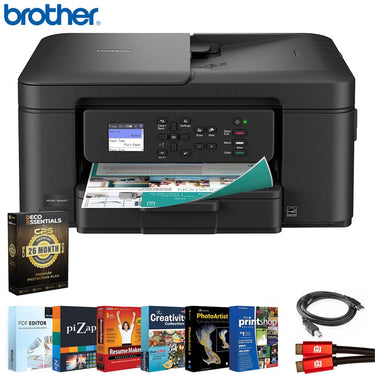 Brother Work Smart 1360 Inkjet All-in-One Printer with 26-Month Plan, HDMI & USB Cables