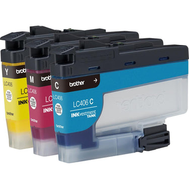 Brother INKvestment Tank Standard-yield Ink 3 Pack Color with Printer Softwares
