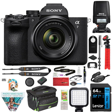 Sony a7 V Full-frame Mirrorless Camera with 28-70mm II Lens + Accessories Bundle