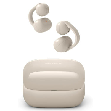 Sony LinkBuds Clip Open-Ear Truly Wireless Earbuds Greige +1Year Warranty Bundle