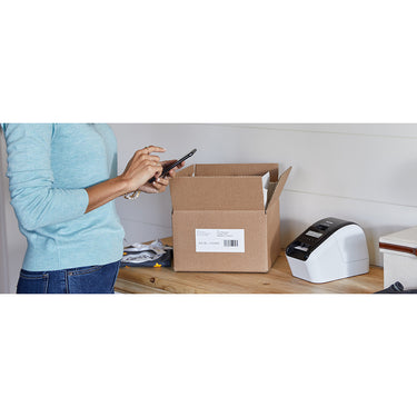 Brother Professional Ultra Flexible Label Printer with 600 White Paper Labels