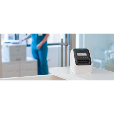 Brother Professional Ultra Flexible Label Printer with 600 White Paper Labels