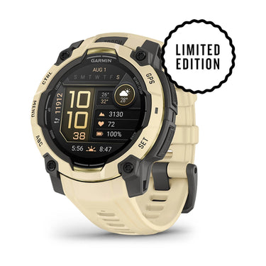 Garmin Instinct 3 - 45 mm Outdoor GPS Smartwatch, AMOLED, Citrine with Citrine Band