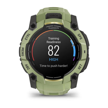 Garmin Instinct 3 - 50 mm Outdoor GPS Smartwatch, AMOLED, Fern Green w/ Fern Green Band