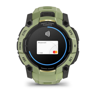 Garmin Instinct 3 - 50 mm Outdoor GPS Smartwatch, AMOLED, Fern Green w/ Fern Green Band