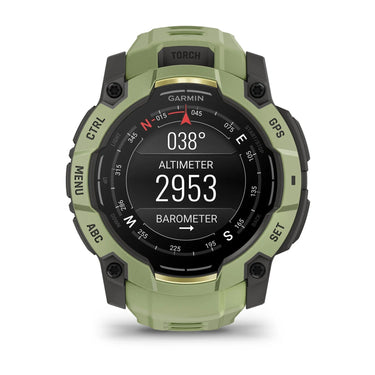Garmin Instinct 3 - 50 mm Outdoor GPS Smartwatch, AMOLED, Fern Green w/ Fern Green Band