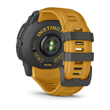 Garmin Instinct 3 - 50 mm Outdoor GPS Smartwatch, SOLAR, Sunburst w/ Sunburst/Gray Band