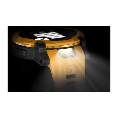 Garmin Instinct 3 - 50 mm Outdoor GPS Smartwatch, SOLAR, Sunburst w/ Sunburst/Gray Band