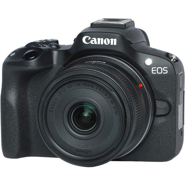 Canon EOS R50 Mirrorless Camera Vlogging Creator Kit 5811C109 + 64GB Memory Bundle