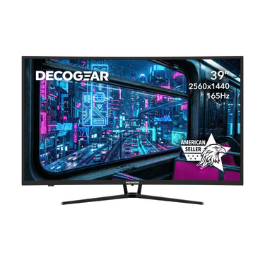 Deco Gear 39" Curved Gaming Monitor, 2560x1440, 1ms MPRT, 165 Hz, 4000:1, R3000