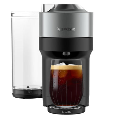 Nespresso Vertuo Pop+ Deluxe Coffee and Espresso Maker by Breville, Titan Grey