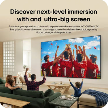 LG 100" Class QNED evo AI Mini LED 4K Smart TV (2026 Model)