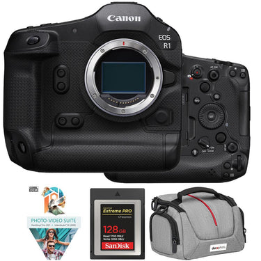 Canon EOS R1 Full-Frame Mirrorless Camera Body with Exclusive Bag + 128GB Card