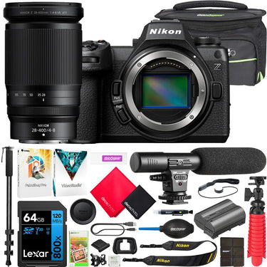 Nikon Z6III Mirrorless Camera with FX 28-400mm Lens Accessories Kit
