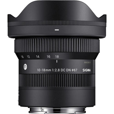 Sigma 10-18mm f/2.8 DC DN Contemporary Lens (Sony E-Mount) with Lexar 64GB Card