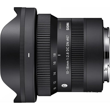 Sigma 10-18mm f/2.8 DC DN Contemporary Lens (Sony E-Mount) with Lexar 64GB Card