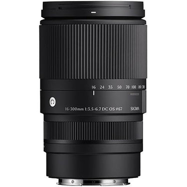Sigma 16-300mm F3.5-6.7 DC OS Contemporary Lens (Canon RF) with Lexar 64GB Card