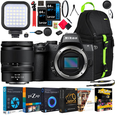 Nikon Z50II Mirrorless Camera 16-50MM F/2.8 VR LENS KIT + Accessories Bundle