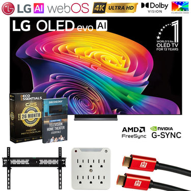LG 83 Inch OLED evo AI C6H 4K Smart webOS TV (2026) w/ 26 Months Protection Bundle