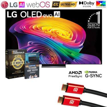 LG 83 Inch OLED evo AI C6H 4K Smart webOS TV (2026) w/ 1 YR Warranty Bundle