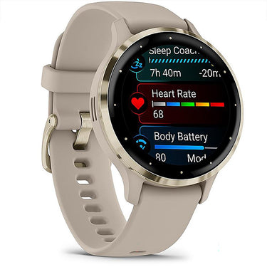 Garmin Venu 3S Health Fitness GPS Smartwatch (41mm) w/ Accessories Bundle