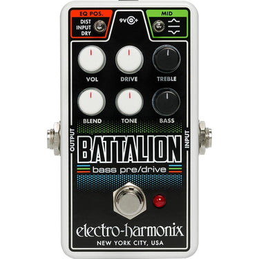 Electro-Harmonix Nano Battalion Bass Preamp and Overdrive Pedal