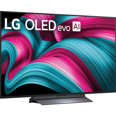 LG 48" C5 Series OLED evo 4K UHD Smart webOS TV (2025) w/ 1 YR Warranty Bundle
