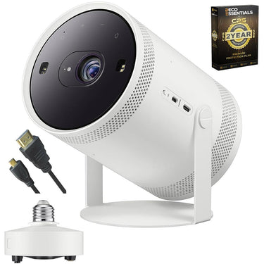 Samsung The Freestyle Projector 2nd Gen w/Gaming Hub +Socket Adapter + 2YR Warranty Kit