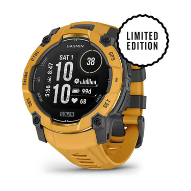 Garmin Instinct 3 - 50 mm GPS Smartwatch SOLAR Sunburst with 26 Month Protection