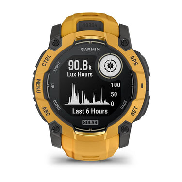 Garmin Instinct 3 - 50 mm GPS Smartwatch SOLAR Sunburst with 26 Month Protection