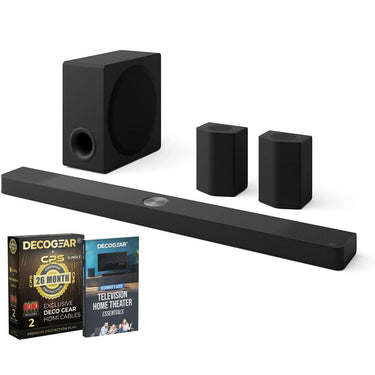 LG 9.1.5 Ch Soundbar with Rear Speakers and Subwoofer + 26 Months Protection Bundle