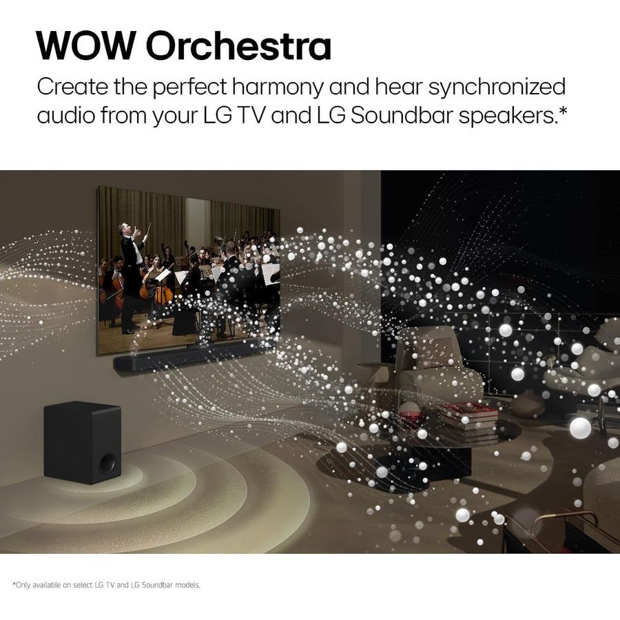 LG 9.1.5 Ch Soundbar with Rear Speakers and Subwoofer + 26 Months Protection Bundle