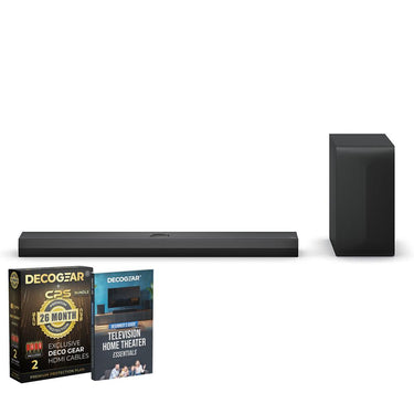 LG Soundbar for TV with Dolby Atmos 3.1.1 Channel + 26 Months Protection Bundle