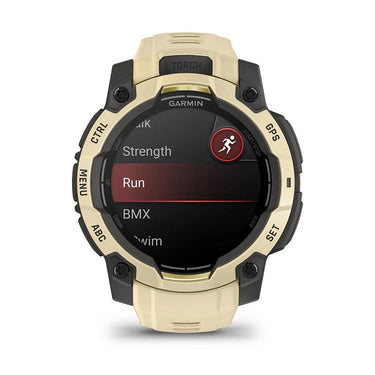Garmin Instinct 3 - 45 mm GPS Smartwatch AMOLED Citrine + Charging Dock Bundle