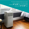 Hisense Portable Air Conditioner 6,000 BTU, white (Refurbished)