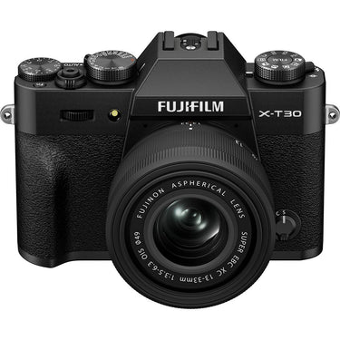 Fujifilm X-T30 III 26.1MP 6.2K Camera Body with XC13-33mm Lens, Black