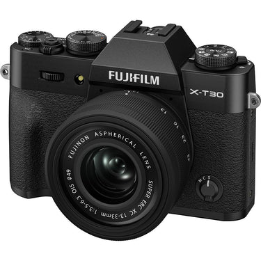 Fujifilm X-T30 III 26.1MP 6.2K Camera Body with XC13-33mm Lens, Black