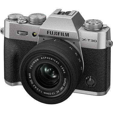 Fujifilm X-T30 III 26.1MP 6.2K Camera Body with XC13-33mm Lens, Charcoal Silver