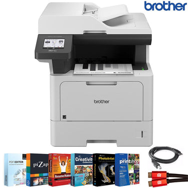 Brother Business Monochrome Laser All-in-One Printer with Software Bundle