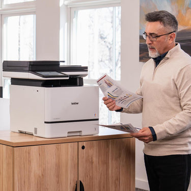 Brother Business Color Laser All-in-One Printer + Tech Smart USA Software Bundle