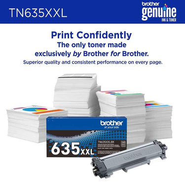 Brother Genuine Super High Yield Toner Cartridge, Black (TN635XXLBK)