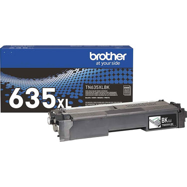 Brother Genuine High Yield Toner Cartridge, Black (TN635XLBK)