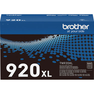 Brother Genuine High Yield Toner Cartridge, Black (TN920XL)