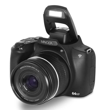 Minolta MNB10Z 64 MP / 4K Bridge Camera w/10x Optical Zoom (Black)