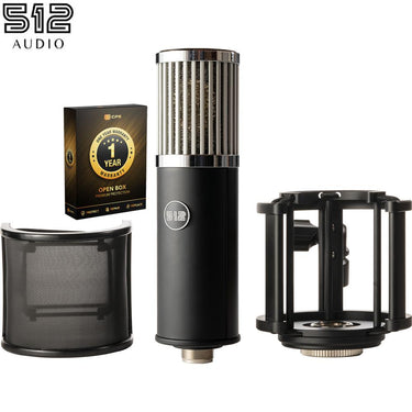 512 Audio Large Diaphragm Condenser XLR Microphone Open Box with 1 Year Warranty