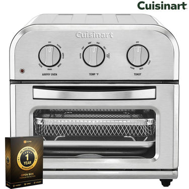 Cuisinart AirFryer/Convection Toaster Oven Steel Open Box with 1 Year Warranty