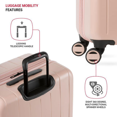 Swiss Gear Wanderlust Pro Expandable Spinner 3 Pcs Set Open Box+1 Year Warranty