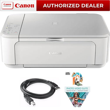 Canon Pixma MG3620 Wireless Inkjet All-In-One Printer + Corel Photo Video Suite Bundle