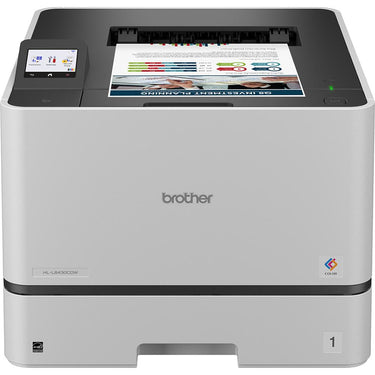 Brother Business Color Laser Printer with Wireless Networking + Print Like A Pro Bundle