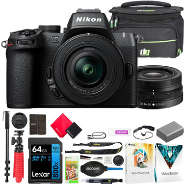 Nikon Z50II Mirrorless Camera w/ NIKKOR Z DX 16-50mm VR Lens Content Creator Bundle